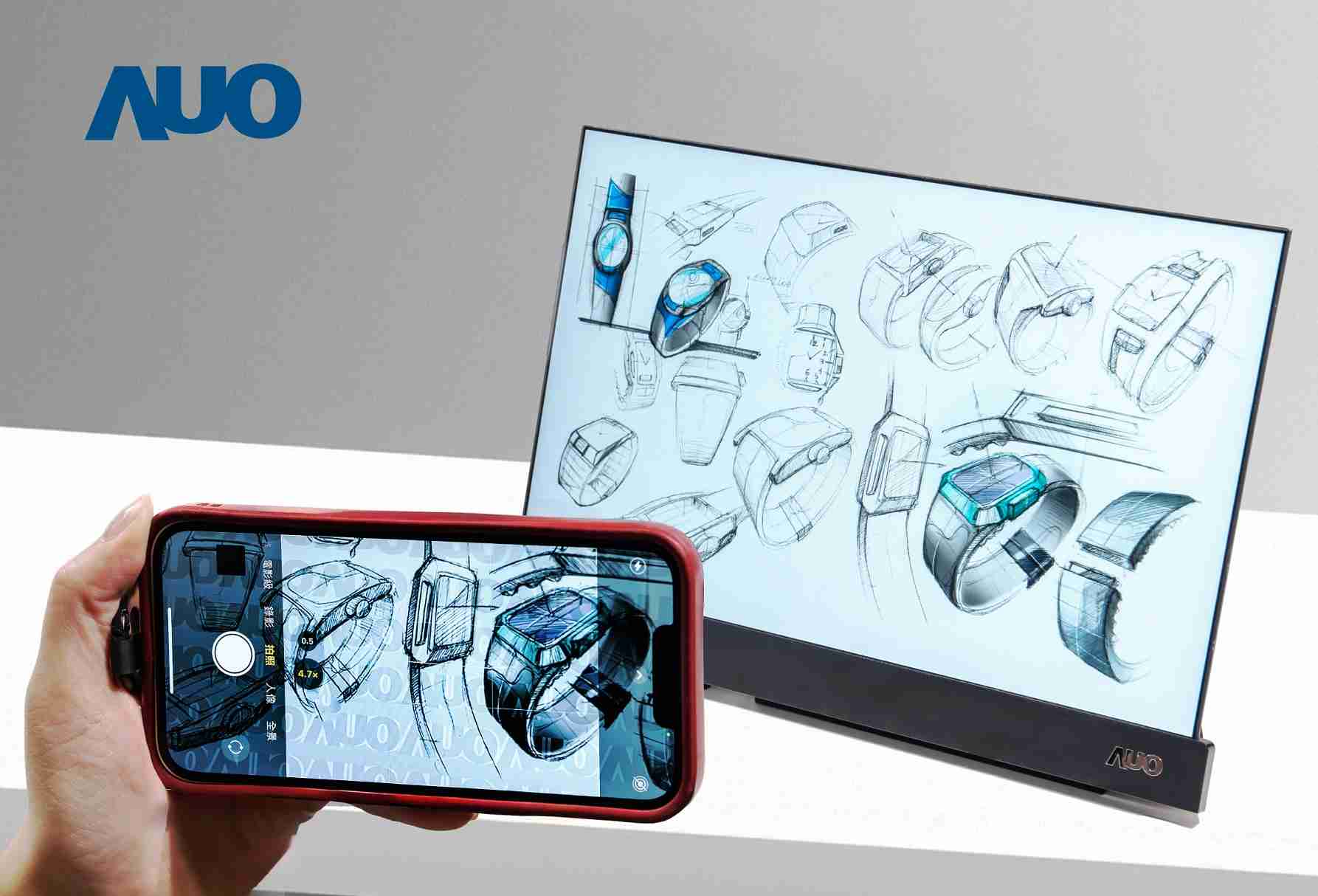 尊龙集团16吋防窥显示器，，，，采用人眼无法察觉、、、相机拍摄时才显现的隐藏式水印技术，，未来可结合AI镜头侦测周围环境，，实时开启或关闭水印，，，，大幅提升在公共场域使用显示器的安全性