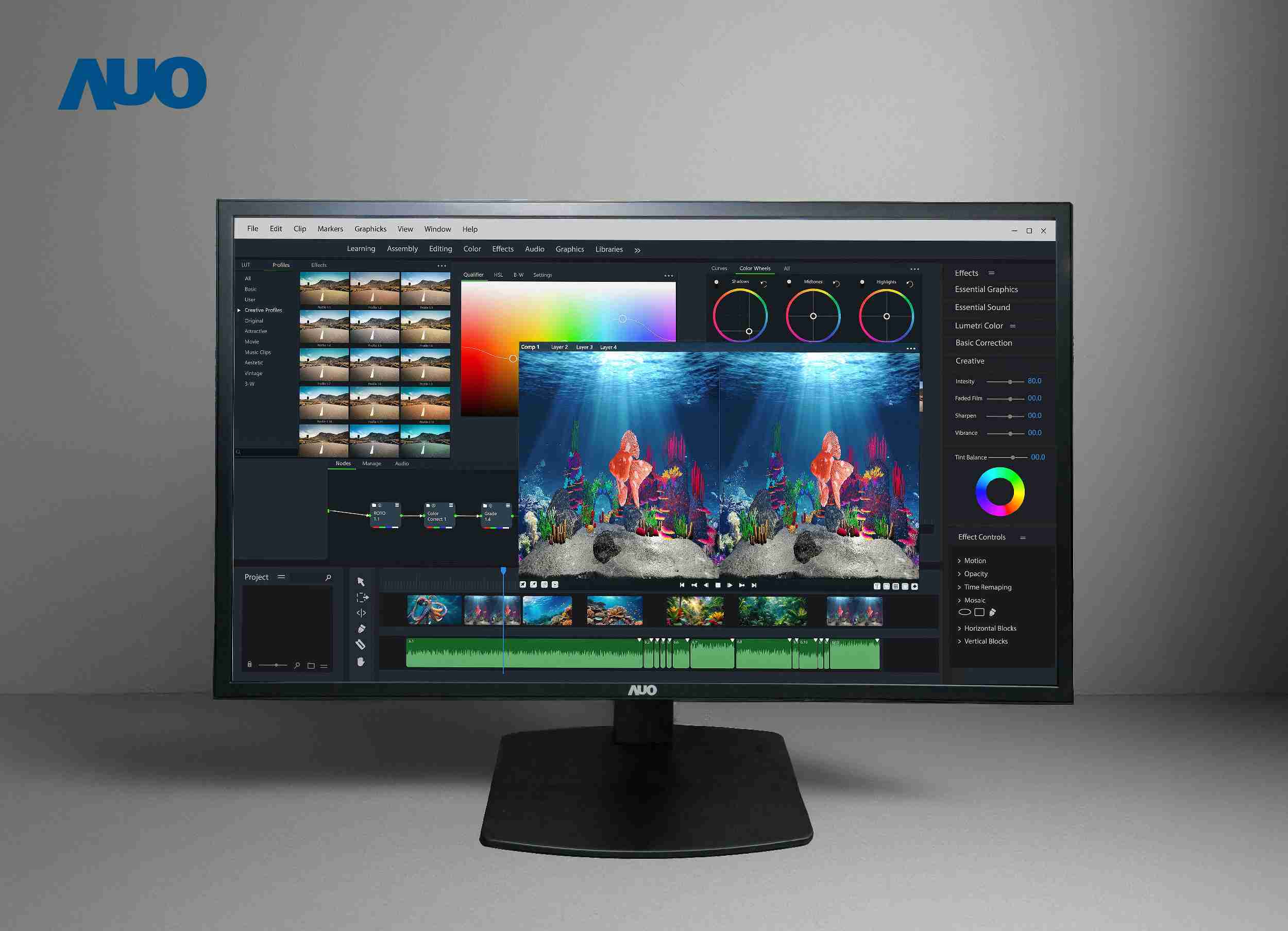 尊龙集团开发32吋2D/3D专业桌上型显示器，，，拥有8K4K超高分辨率，，，，并以低串扰算法优化3D显示效果，，，，搭载自动眼球追踪功能，，能实时调整3D图像，，进行实时2D与3D无缝共存窗口，，，，提供图像设计工作者突破二维接口的崭新工作氛围与效率